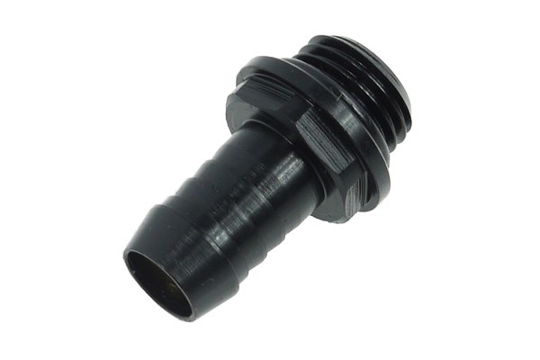 Alphacool HF 10mm (3/8") Schlauchanschluss G1/4 mit O-Ring "FatBoy" - Deep Black