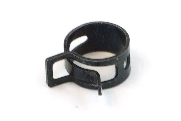 Schlauchschelle Federband 12,5 - 13,7mm schwarz