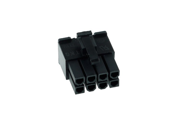 Phobya ATX Power Connector 8Pin Stecker inkl. 8 Pins - Black