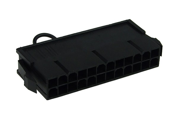 Phobya ATX-Überbrückungsstecker (24 Pin) - Schwarz